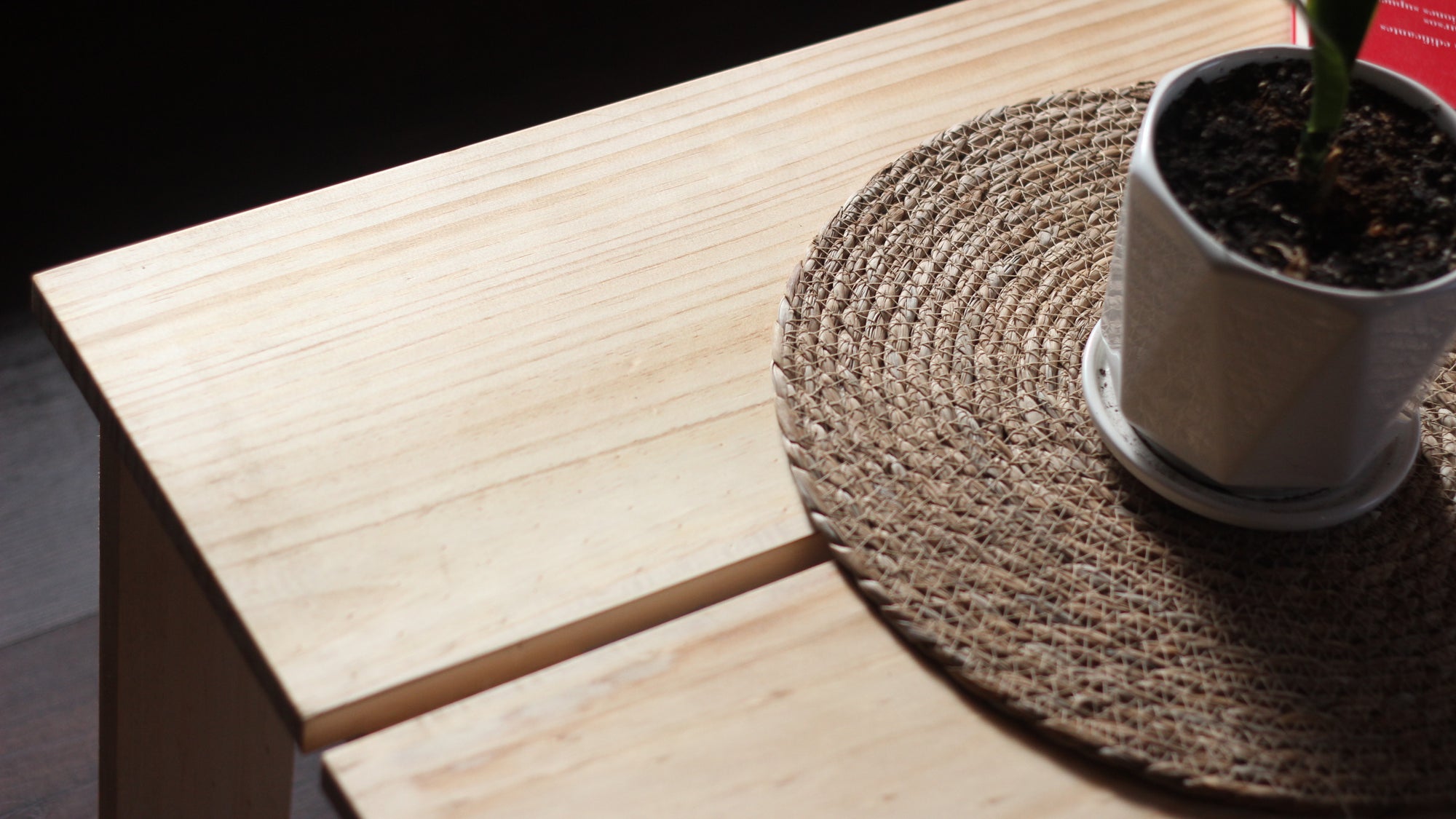Mesa de Centro Madera - Fabricación Chilena - Minimalista - 4 posavasos de regalo!.